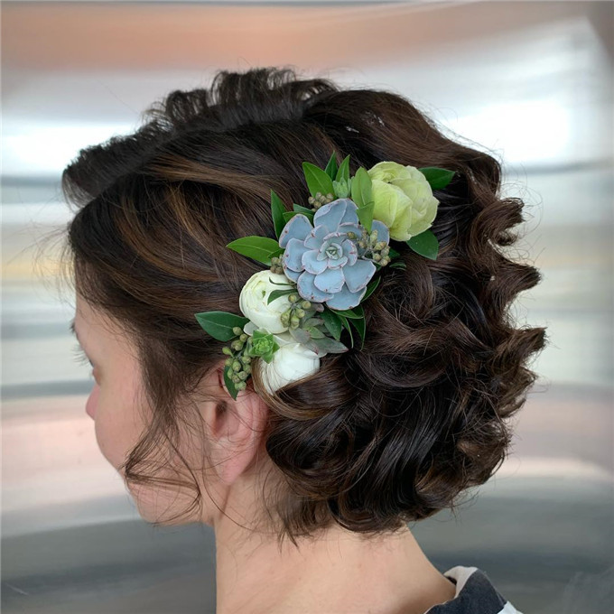 #weddinghair#shortweddinghairstyles