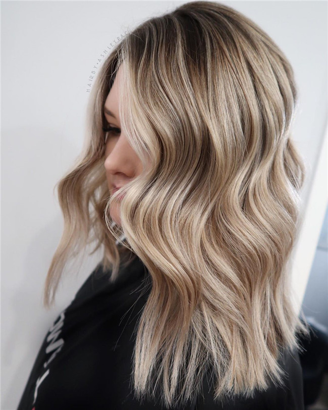 blondehair;blondebalayagehair;haircolor