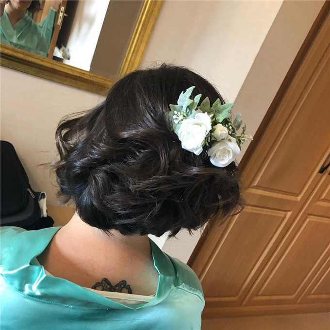 #weddinghair#shortweddinghairstyles