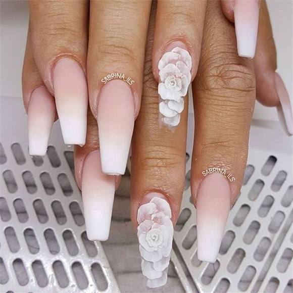 Weddingnails;bridenails