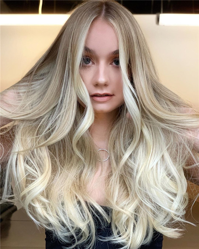 blondehair;blondebalayagehair;haircolor