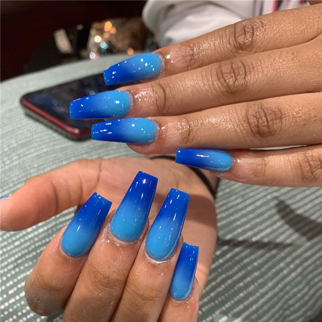 Ombrenail;coffinnail;naildesigns