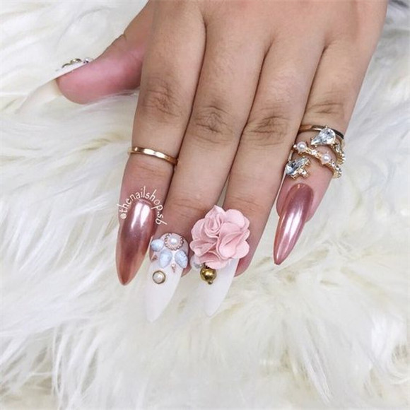 Weddingnails;bridenails