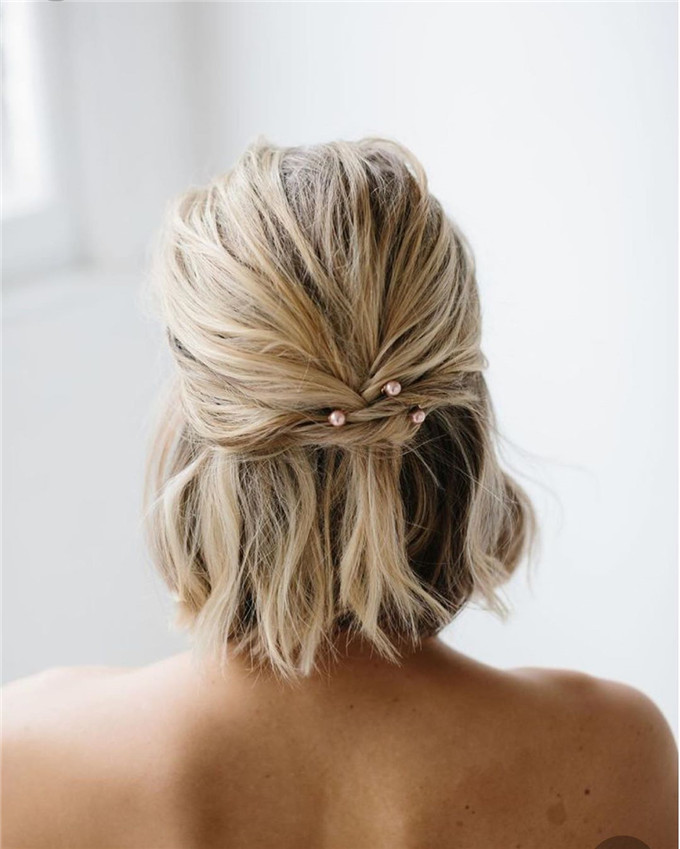 #weddinghair#shortweddinghairstyles