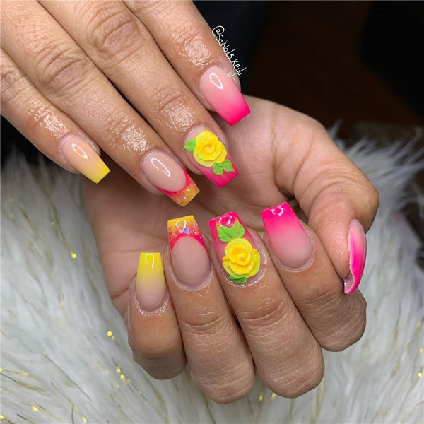 ombrenail;springnail;summernail