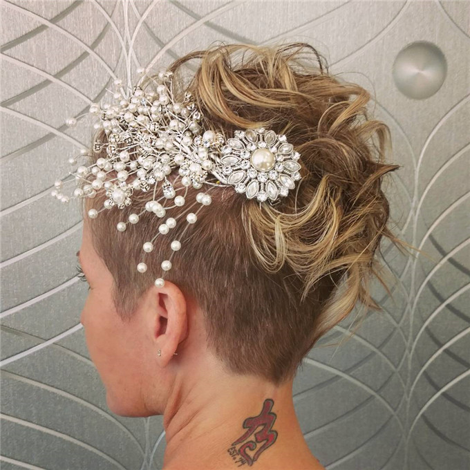 weddinghair;shortweddinghairstyles