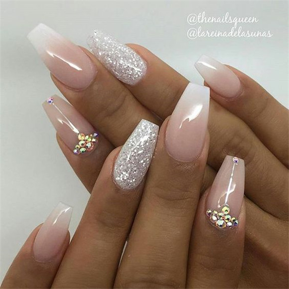 Weddingnails;bridenails