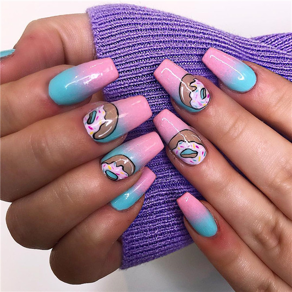 ombrenail;springnail;summernail