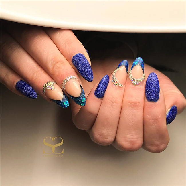 nailartdesigns;bluenail