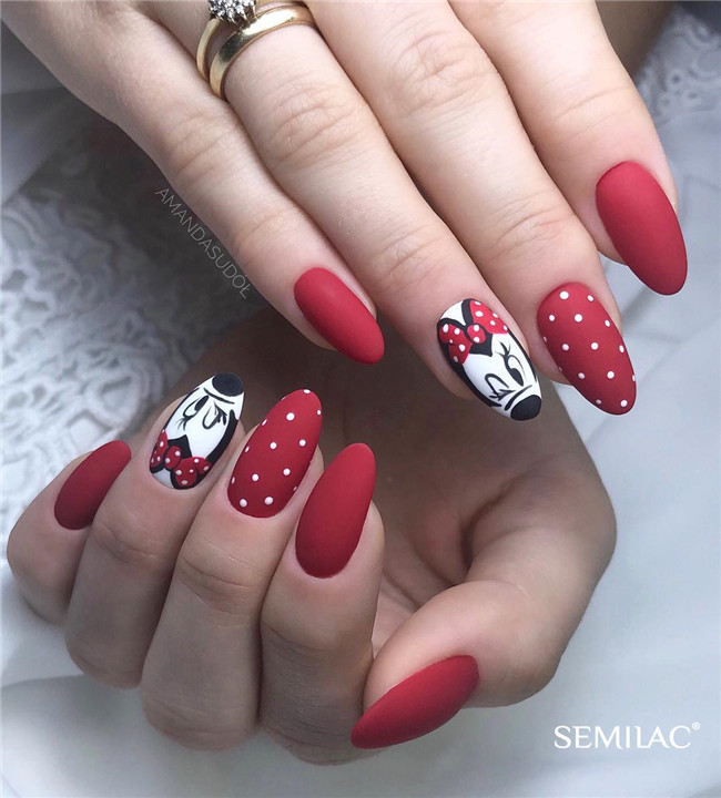 rednail;Valentine'sDaynail 