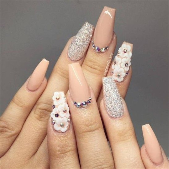 Weddingnails;bridenails