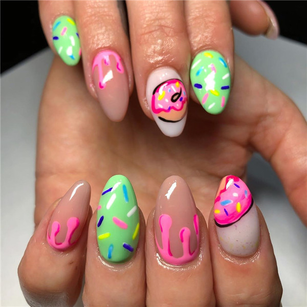 nailartdesigns;donutsnailart