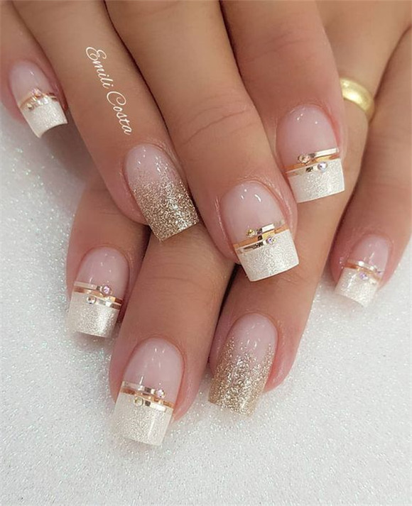 Weddingnails;bridenails