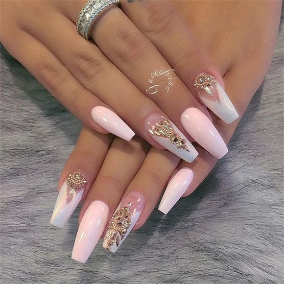 Weddingnails;bridenails