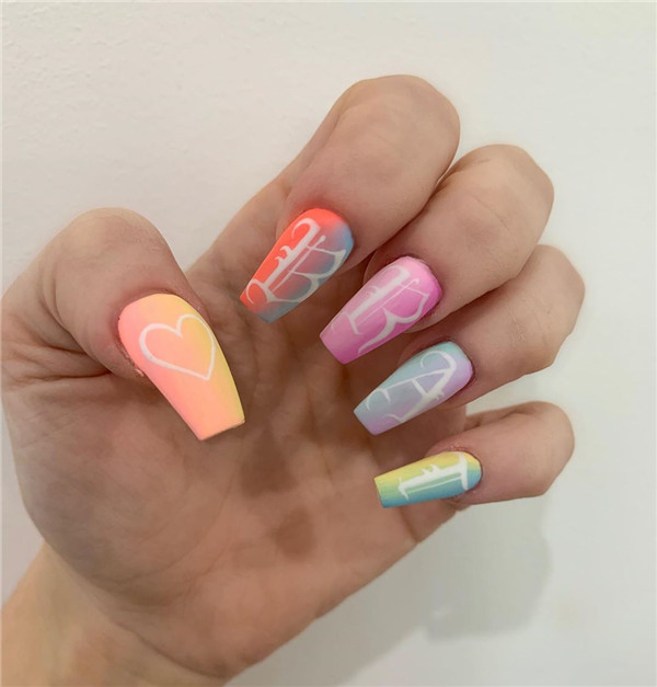 ombrenail;springnail;summernail