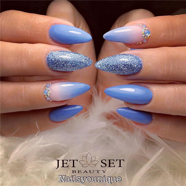 nailartdesigns;bluenail