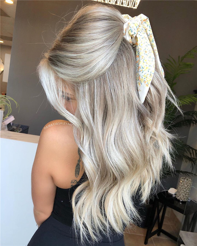 blondehair;blondebalayagehair;haircolor