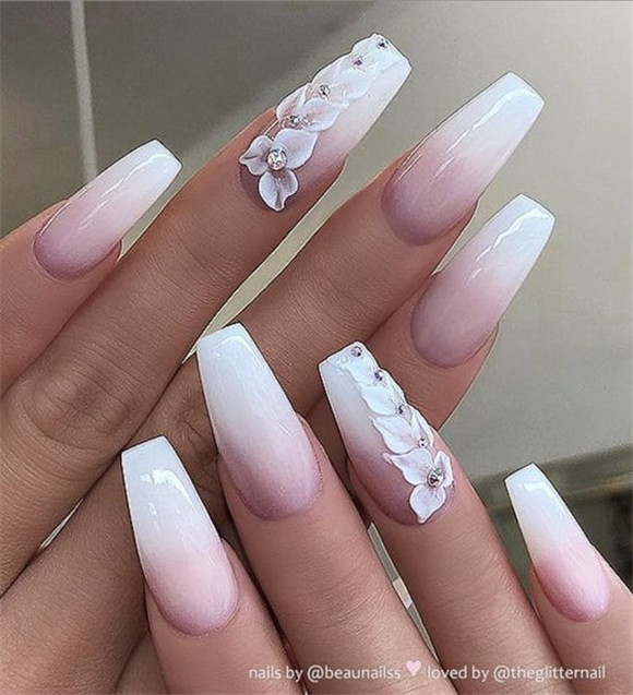 Weddingnails;bridenails