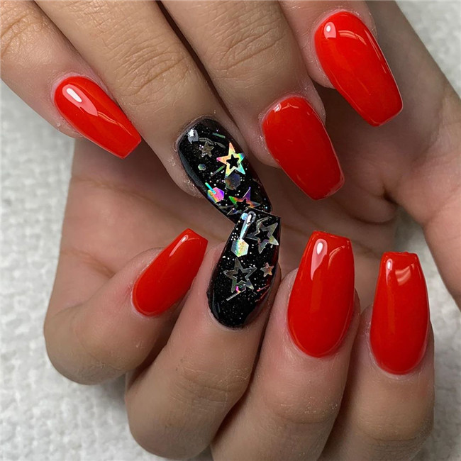 rednail;Valentine'sDaynail 