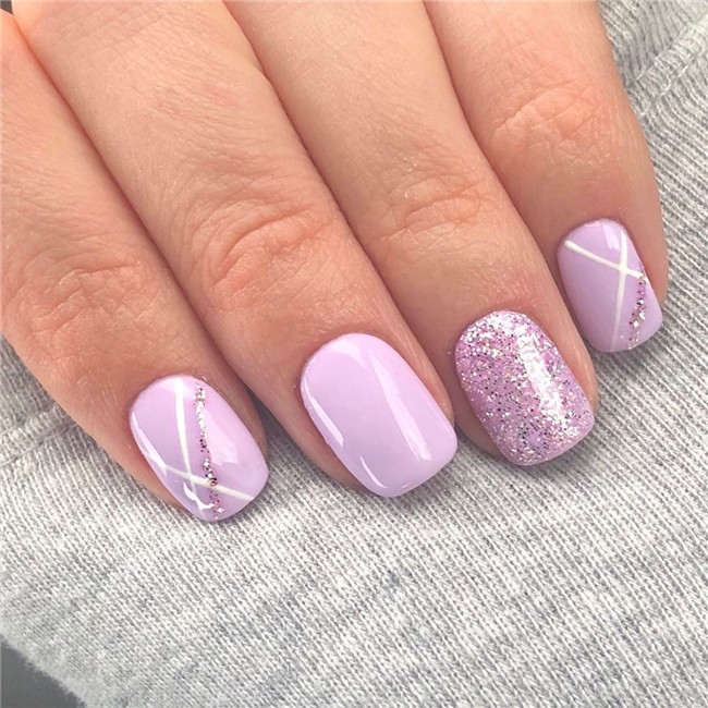 acrylicnails;glitternail;springnail