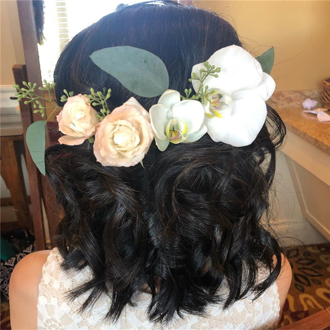 #weddinghair#shortweddinghairstyles