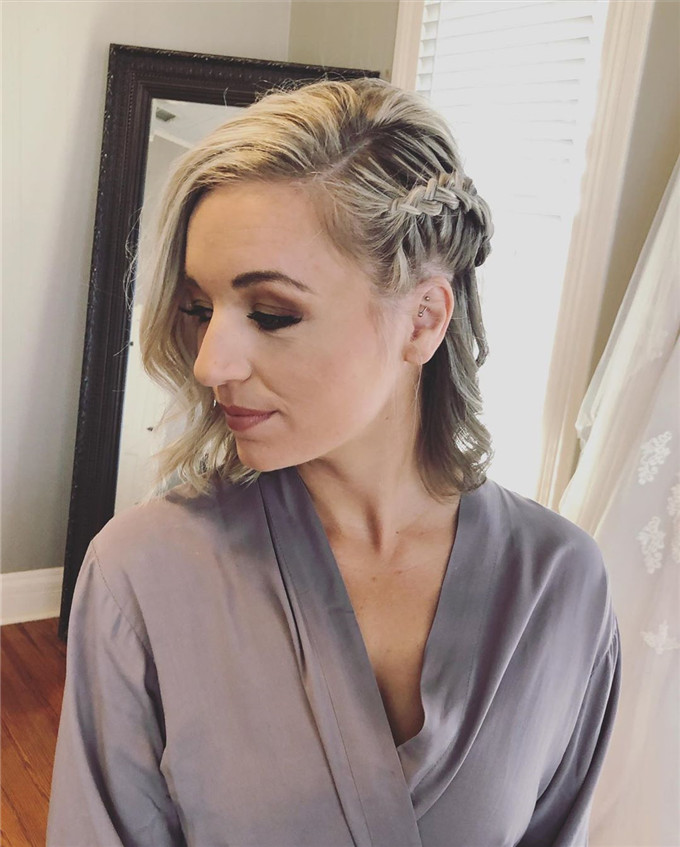 #weddinghair#shortweddinghairstyles