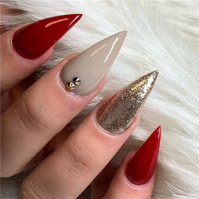 stilettonails;gelnails;acrylicnails;2020nails