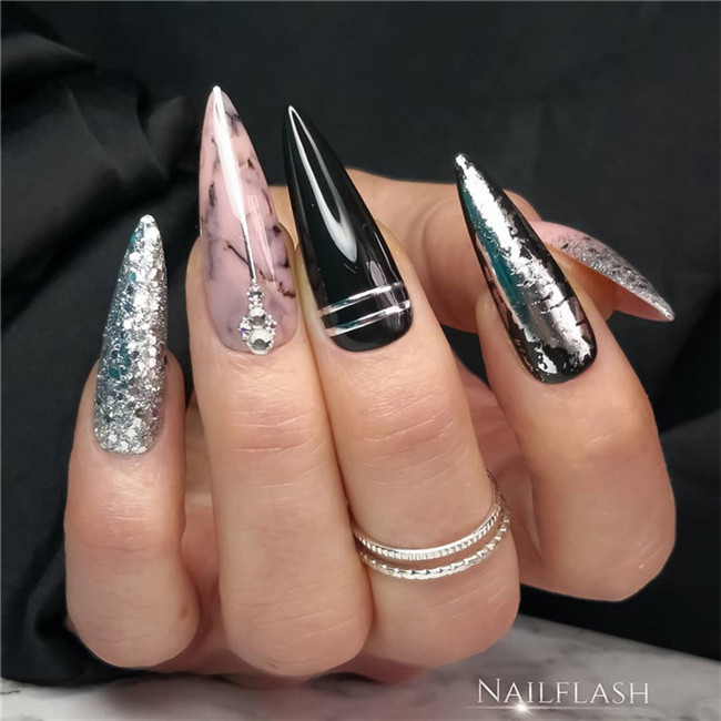 stilettonails;gelnails;acrylicnails;2020nails