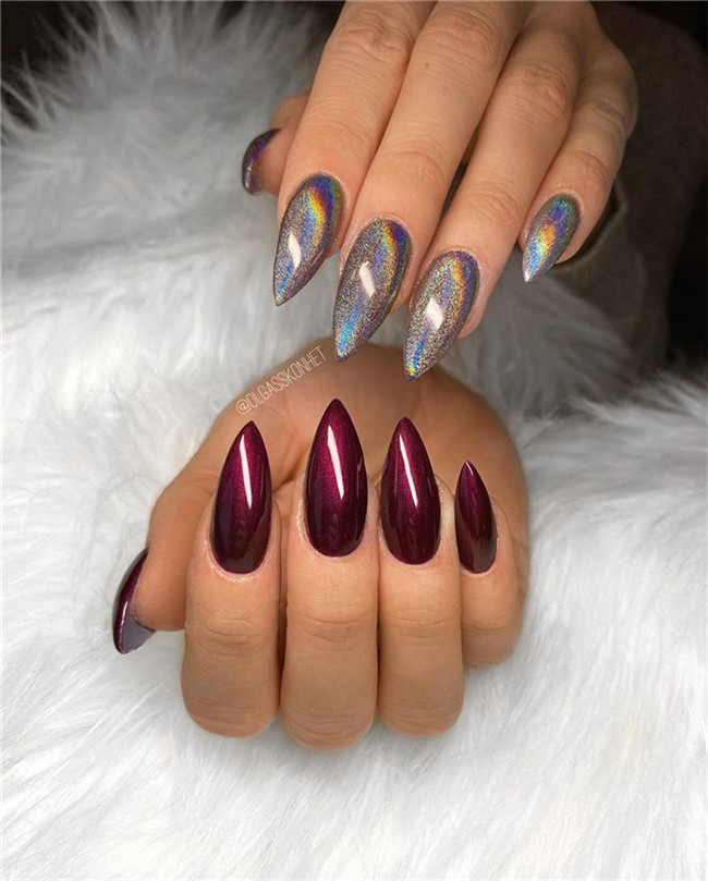 stilettonails;gelnails;acrylicnails;2020nails