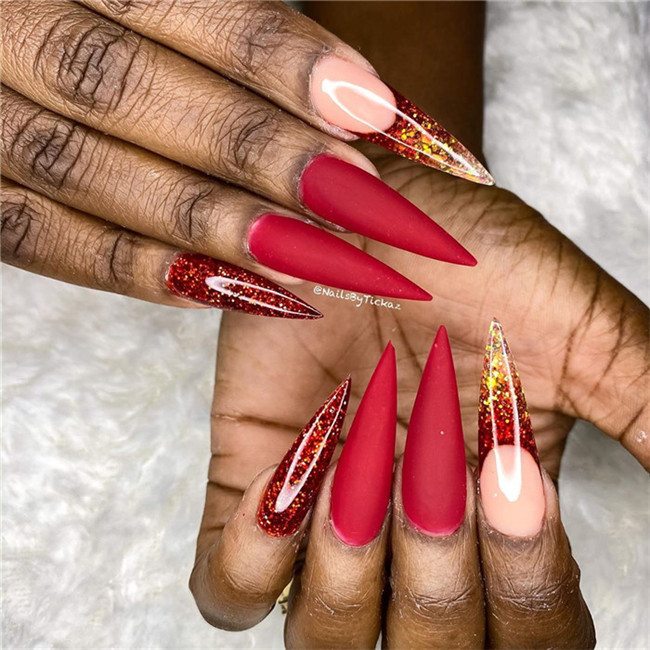 stilettonails;gelnails;acrylicnails;2020nails