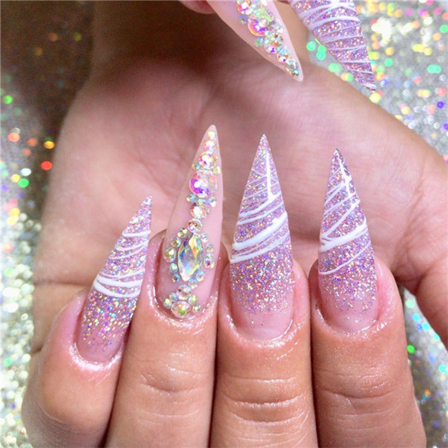 stilettonails;gelnails;acrylicnails;2020nails