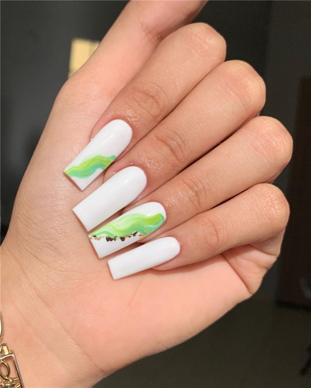 squarenails;summernails;nailart