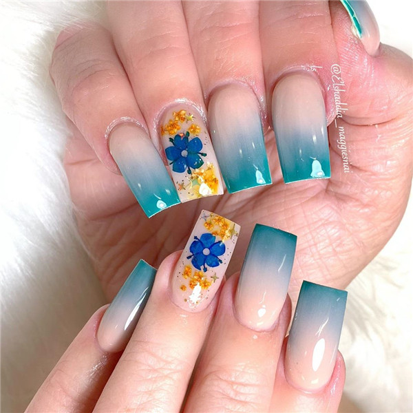 Squarenail;summernail