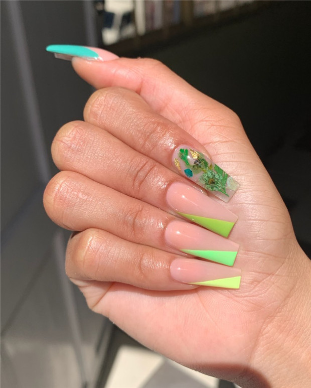 squarenails;summernails;nailart