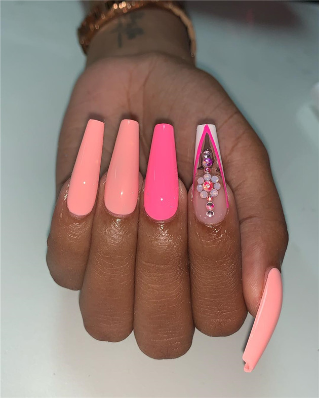 Pinknails;coffinnails;summernails