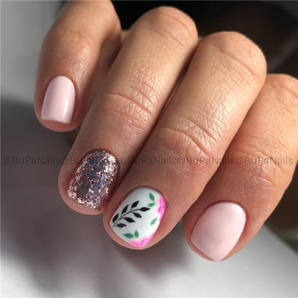 Shortnails;acrylicnails