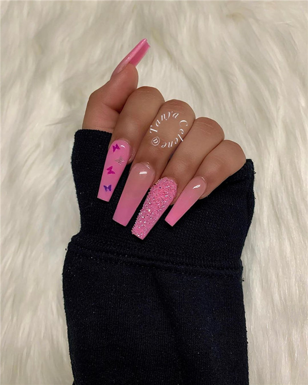 Pinknails;coffinnails;summernails