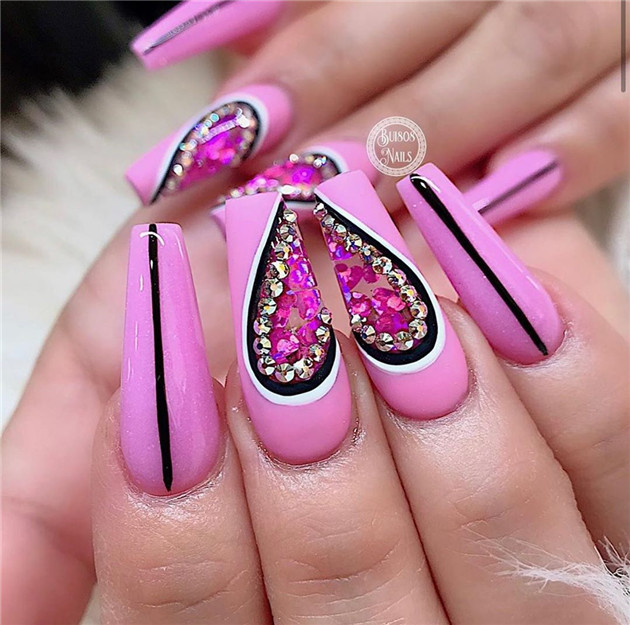 Pinknails;coffinnails;summernails