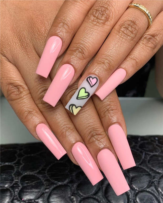 squarenails;summernails;nailart