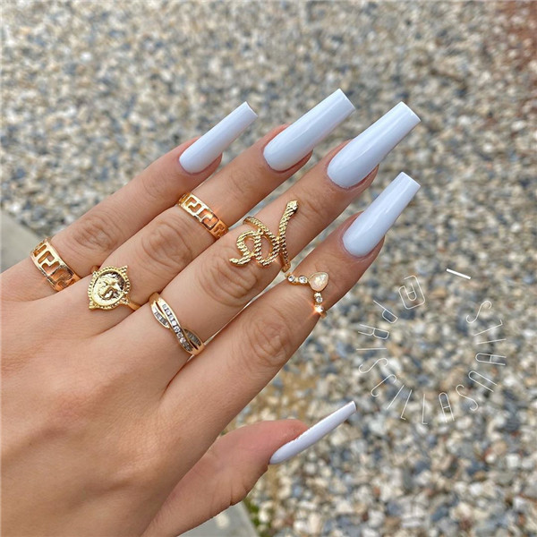 Squarenail;summernail