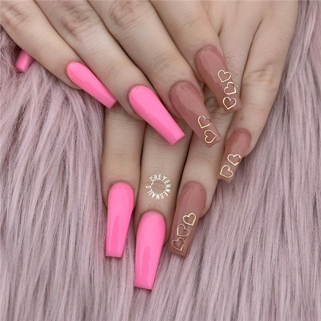 Pinknails;coffinnails;summernails