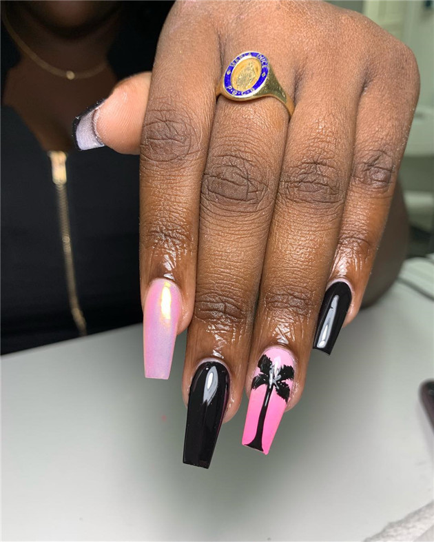 Pinknails;coffinnails;summernails