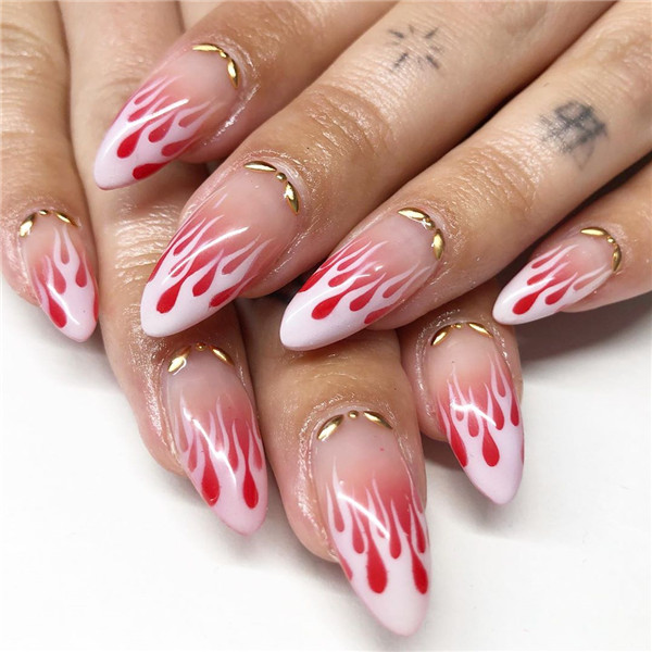  almondnail;acrylicnail