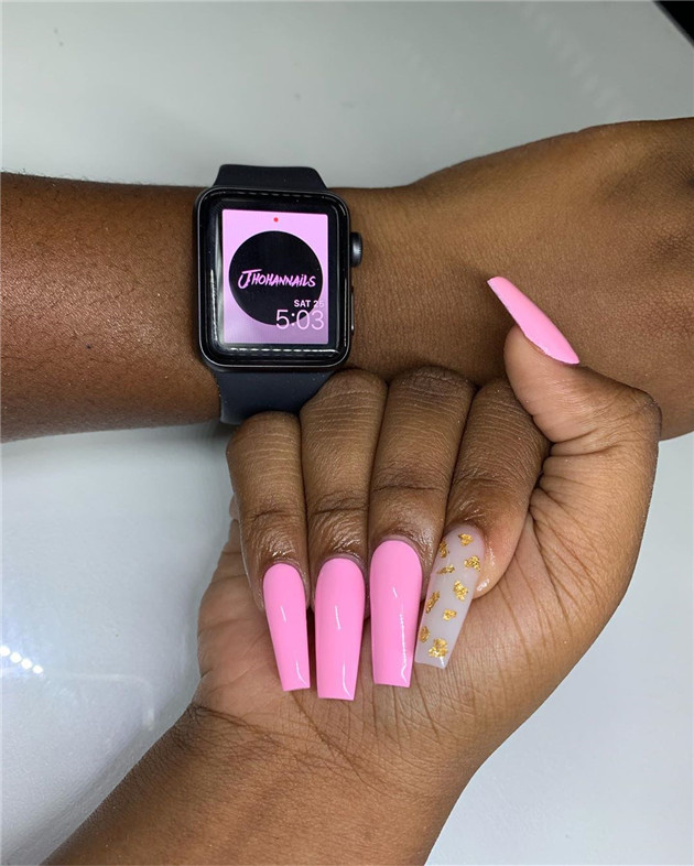 Pinknails;coffinnails;summernails