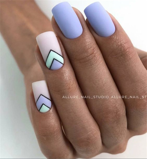 squarenails;summernails;nailart