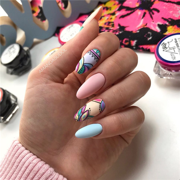 mattenails;summernails