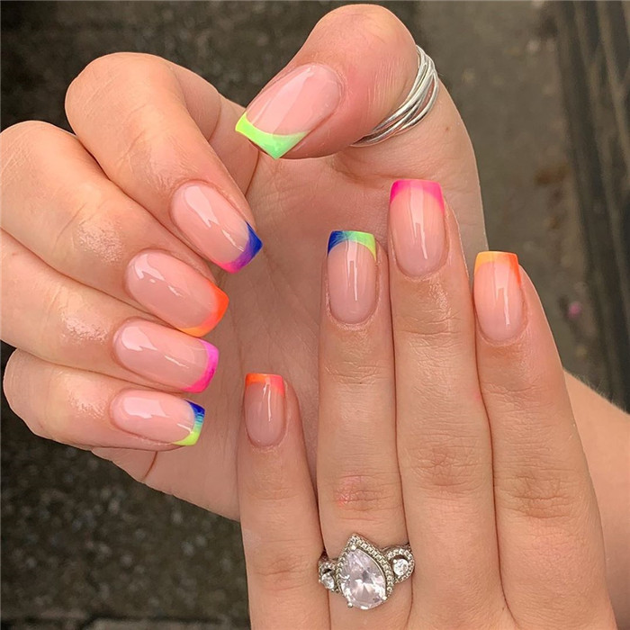 shortnails;gelnails;nailsart;2020nails