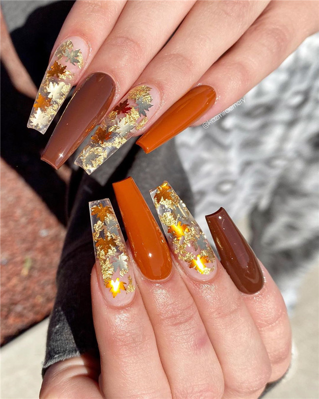 #coffinnails#fallnails#winternails#gelnails#2020nails