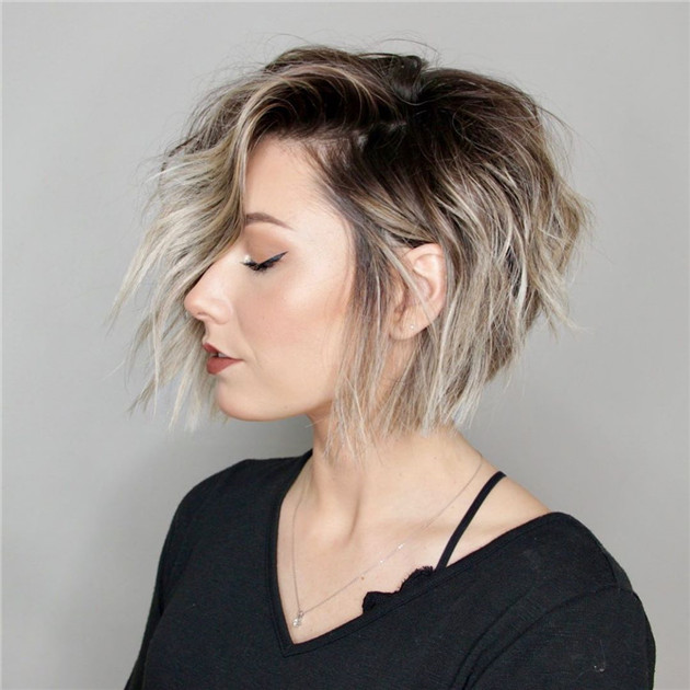 35 Newest Short Hairstyles Trend Ideas For Women Fine Hair In 2020 ...